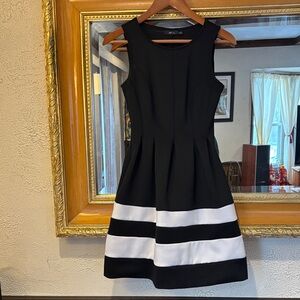 Apt. 9 Black & White Cocktail Dress - Size XS